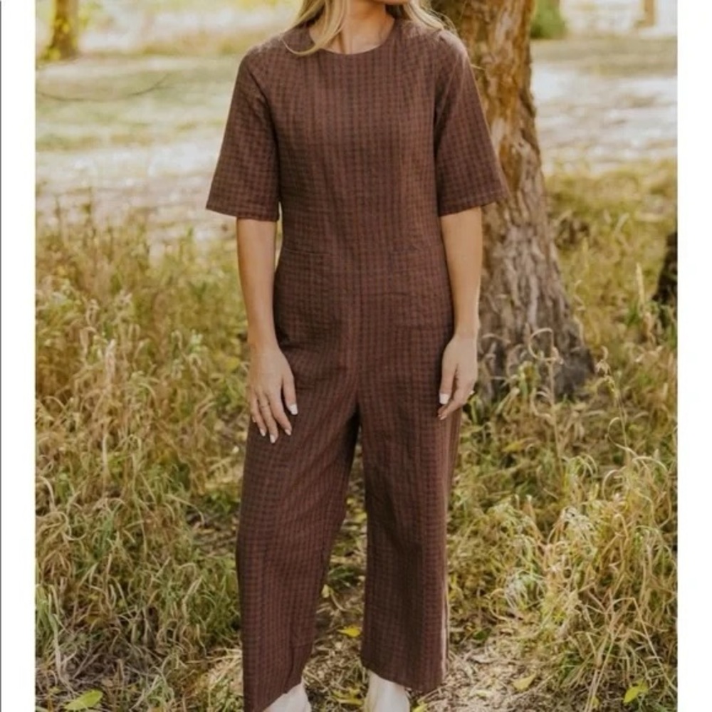 Roolee Gingham Jumpsuit